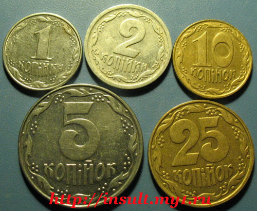 фото - монеты Украины